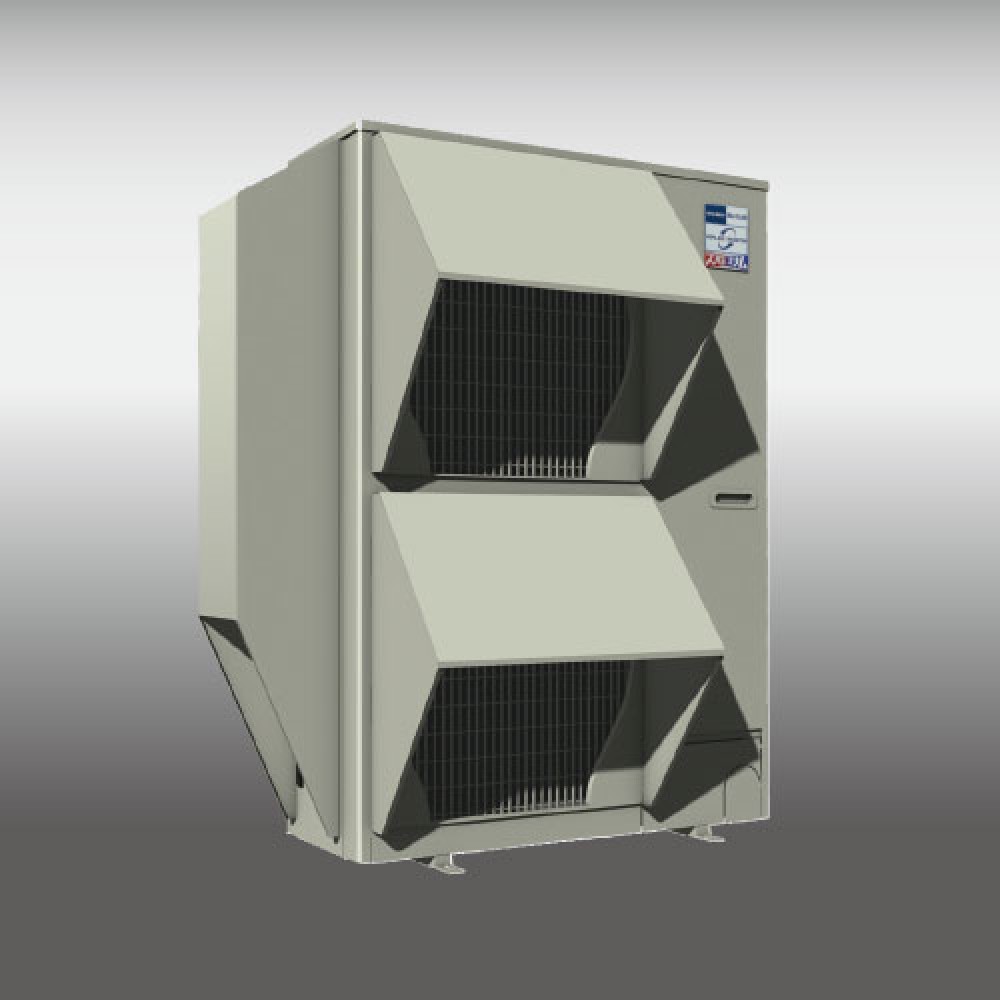 パッケージエアコン室外機用の防雪フード