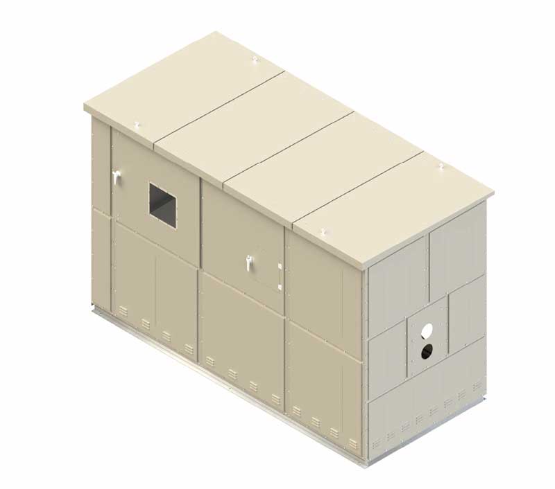 水冷チラー屋外設置ユニット