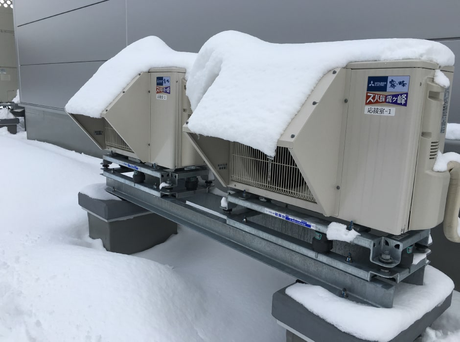 防雪フード｜空調・冷熱室外機用 | 株式会社ヤブシタ